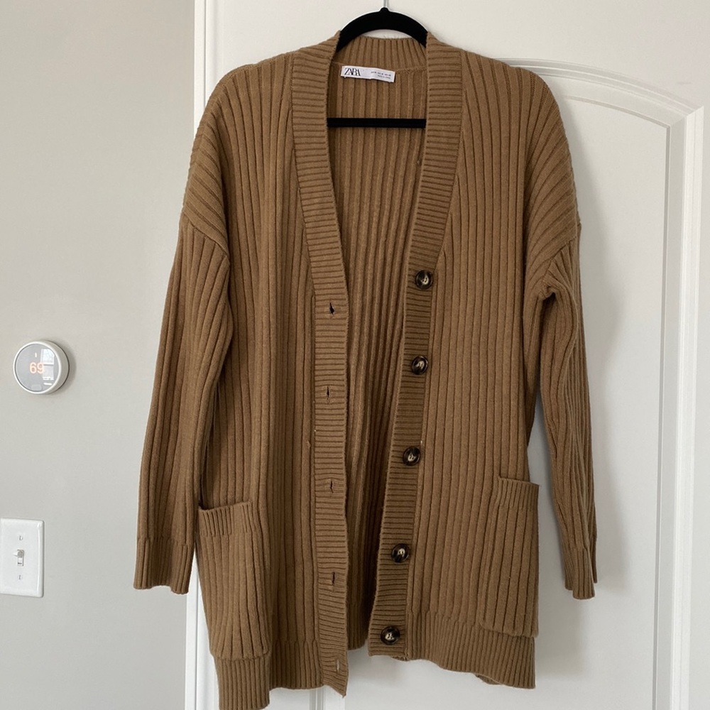 Zara Chunky Knit Cardigan
